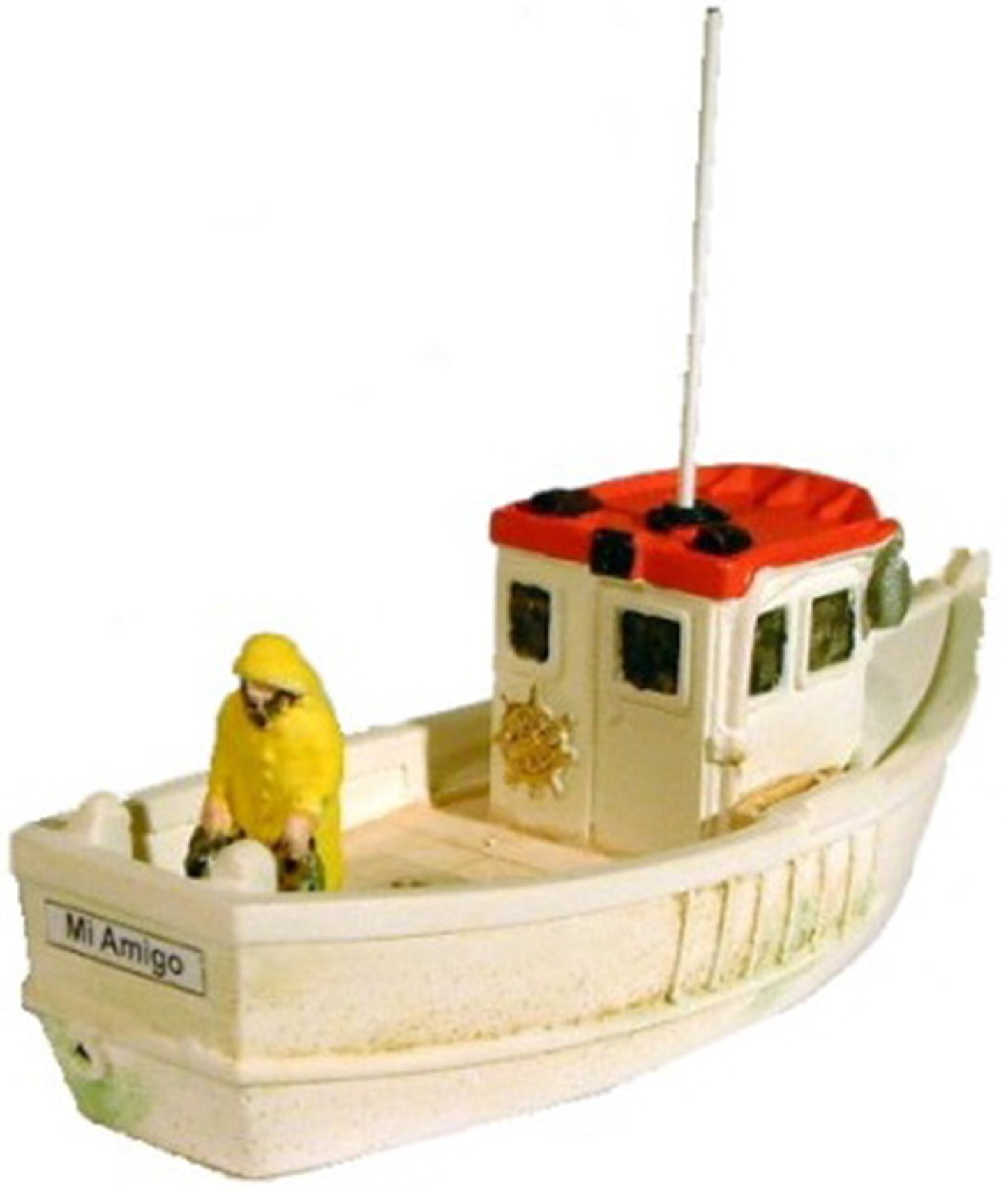 Lobster Boat (Red Roof) with Fisherman