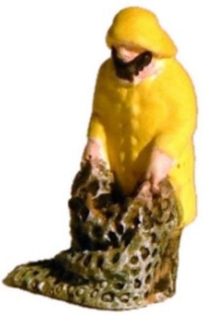 Fisherman in Yellow Oilskins