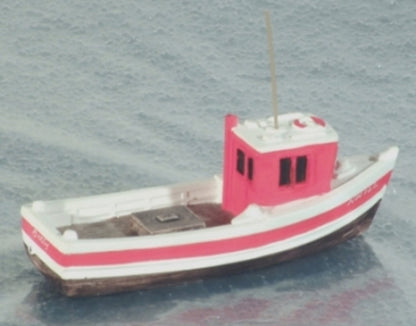 Small Fishing Boat, wheelhouse forward (colours vary)