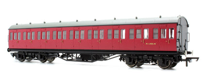 BR Ex-LMS Suburban Non-Corridor Third Class Coach 'M11973', Crimson