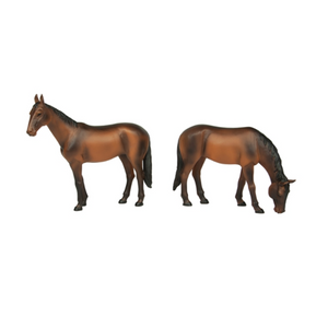 Bachmann G scale Horses Standing and Grazing