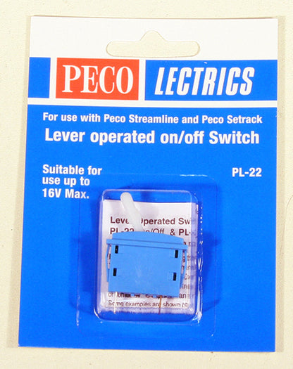 PL22 Lever Operated On/Off Switch