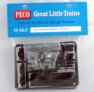 O-16.5 Scale Plastic Coach Chassis