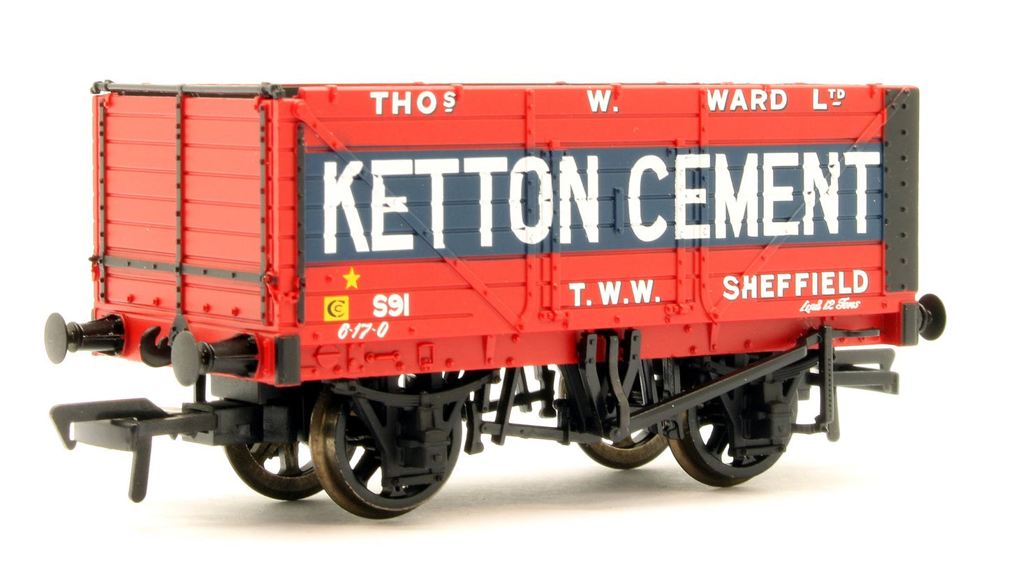8 Plank End Door Wagon 'Ketton Cement' No.91