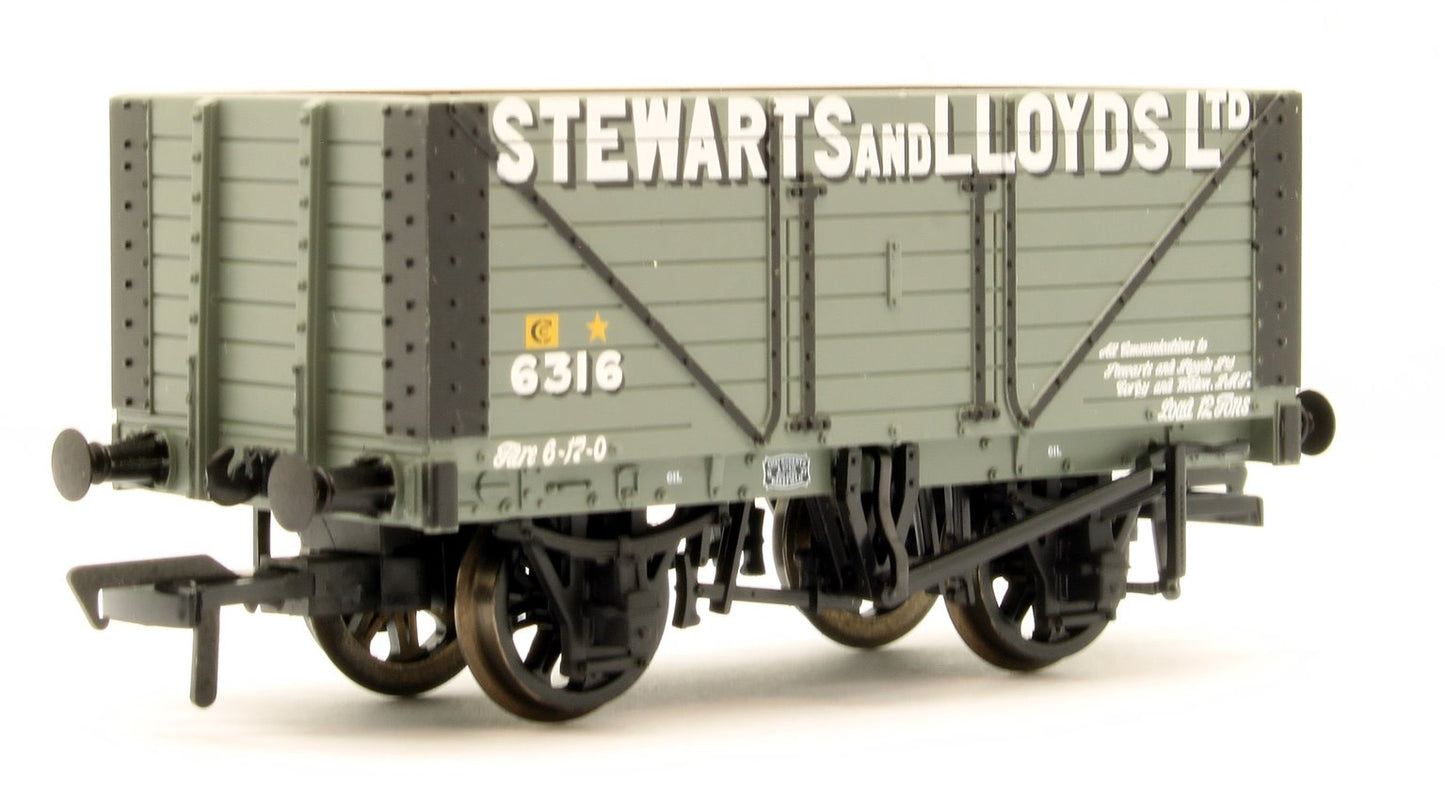 8 Plank Fixed End Wagon Fixed 'Stewart & Lloyds Ltd'