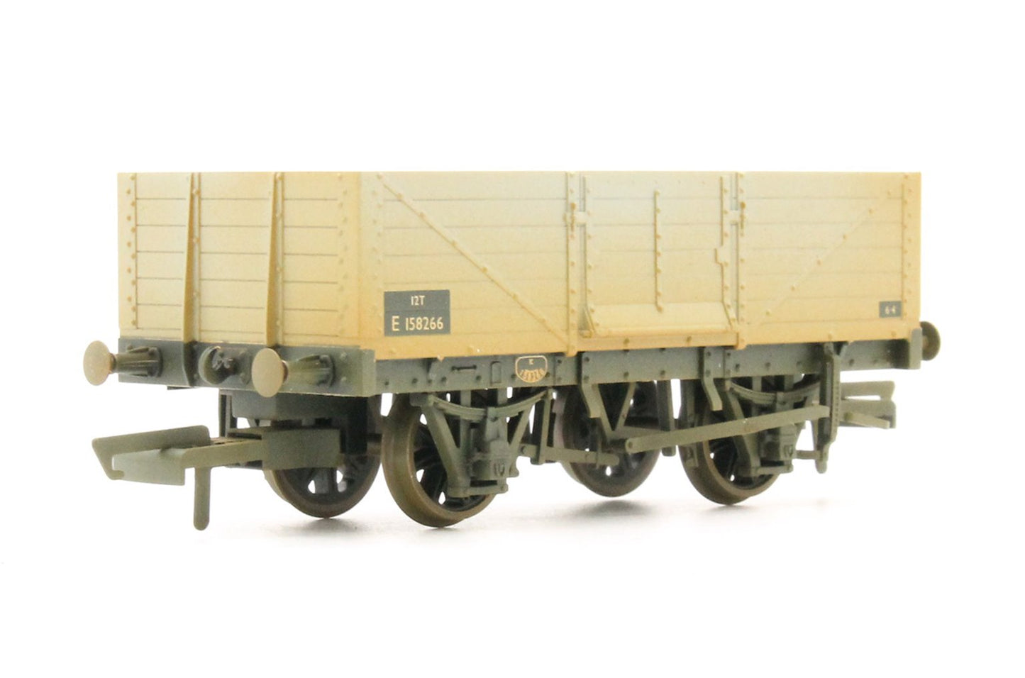 Pre-Owned 6 Plank Mineral Wagon BR No.158266 - Weathered