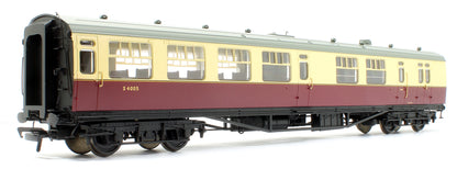 SR Bulleid Brake Third Semi-Open 15'' Vents BR Crimson & Cream No.S4005