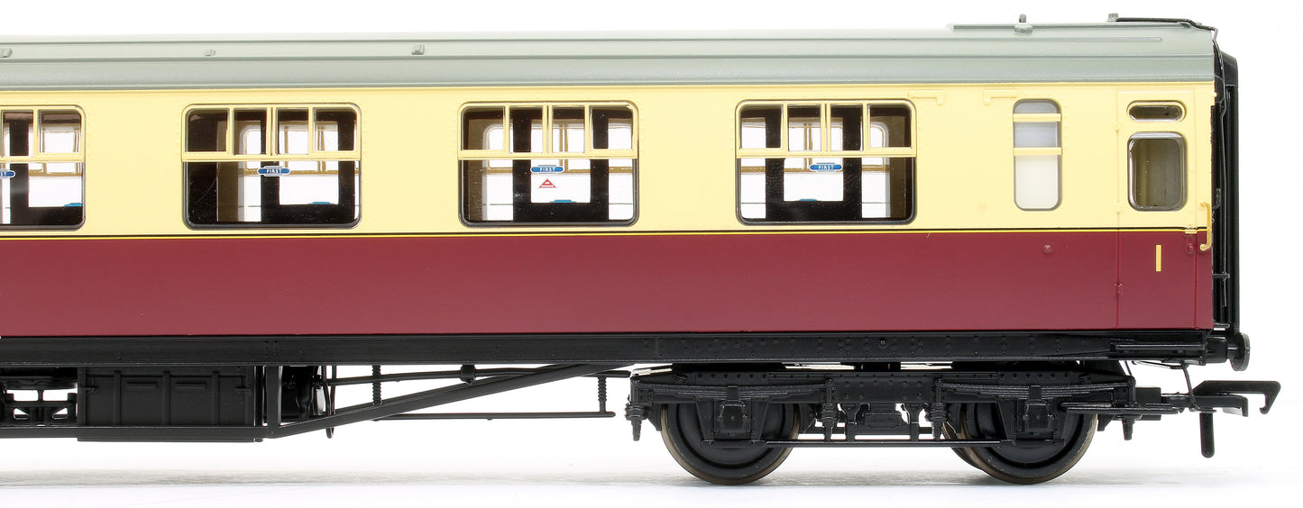 SR Bulleid Composite Corridor 15'' Vents BR Crimson & Cream No.S5865