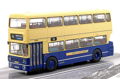 1/76 West Midlands Fleetline #6986 - WMT Blue/Cream - 36 KERESLEY VILLAGE VIA CITY