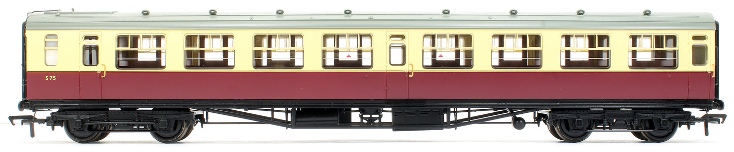 SR Bulleid Third Corridor 15'' Vents BR Crimson & Cream No.S75