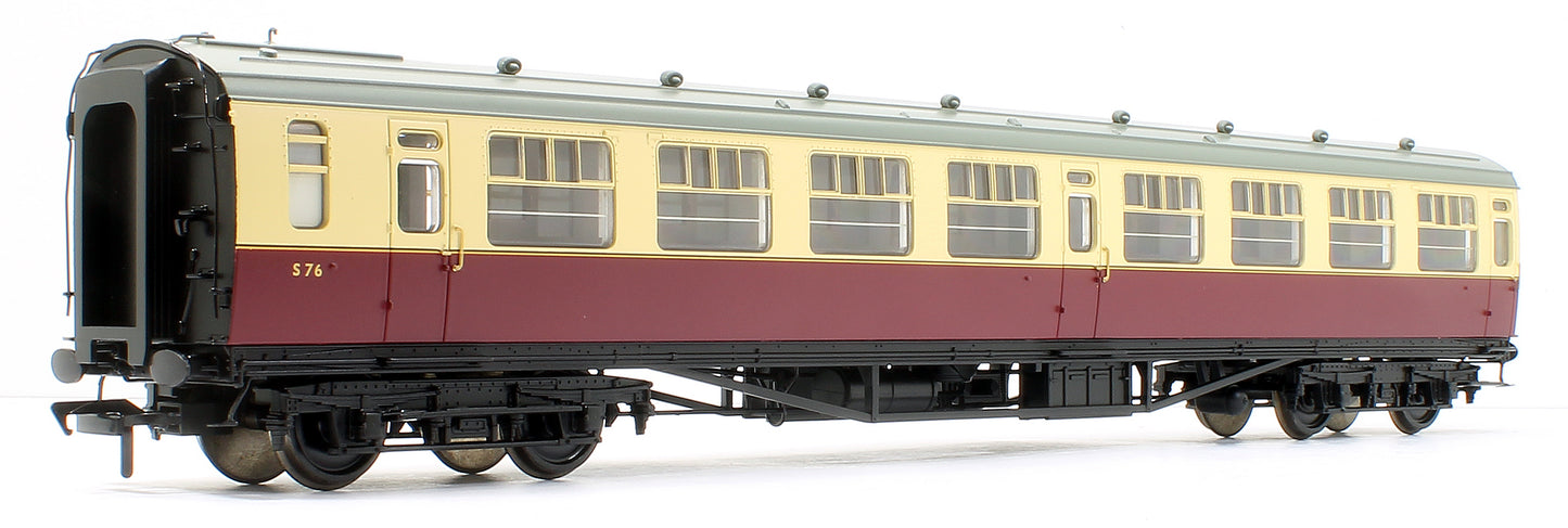 SR Bulleid Third Corridor 15'' Vents BR Crimson & Cream No. S76