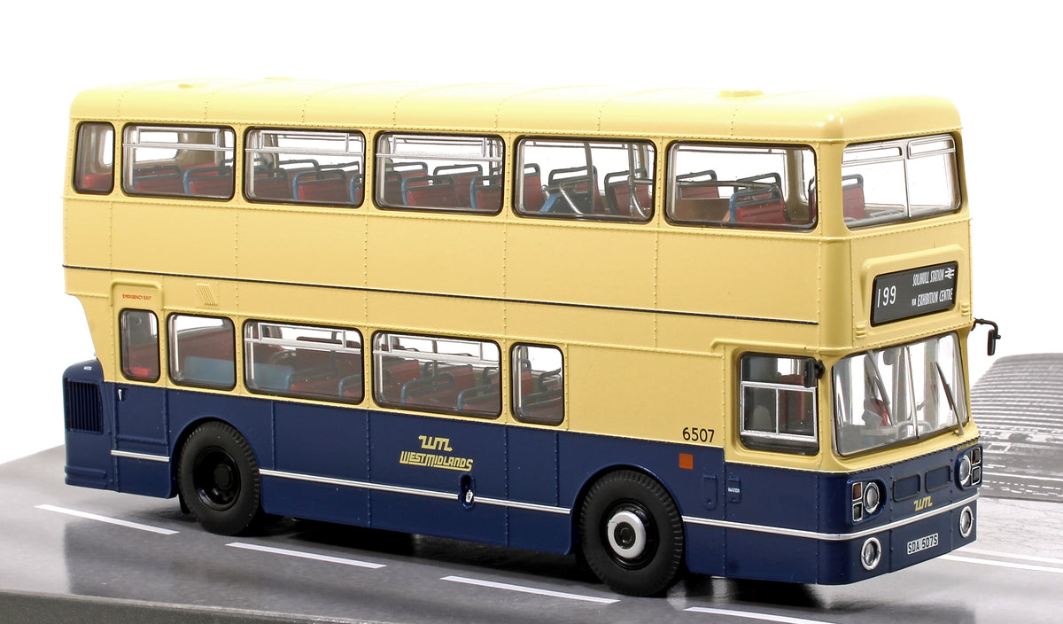 Pre-Owned 1/76 West Midlands Fleetline #6507 - WMPTE Blue/Cream - 199 SOLIHULL STATION VIA EXHIBITION CENTRE