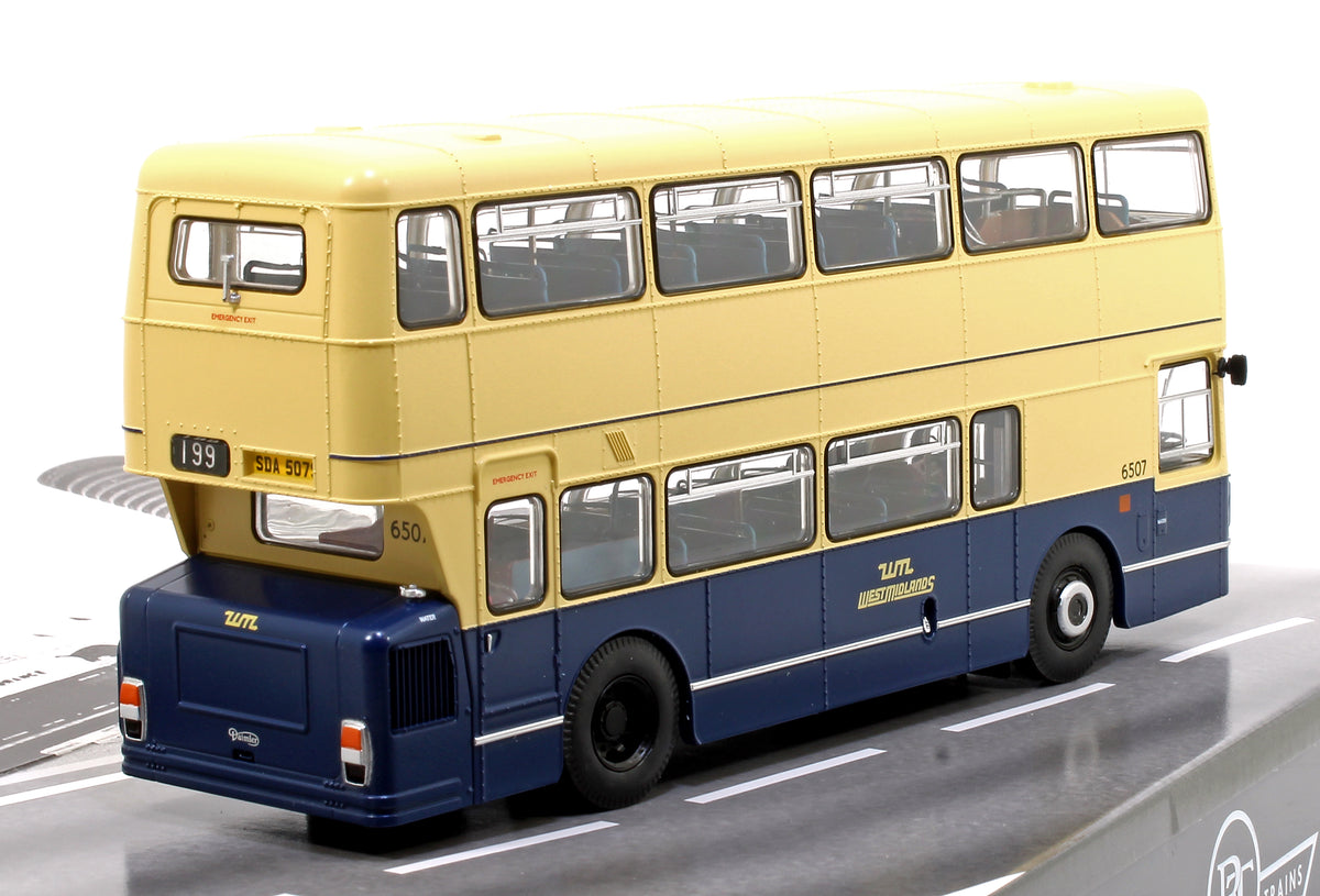 Pre-Owned 1/76 West Midlands Fleetline #6507 - WMPTE Blue/Cream - 199 SOLIHULL STATION VIA EXHIBITION CENTRE