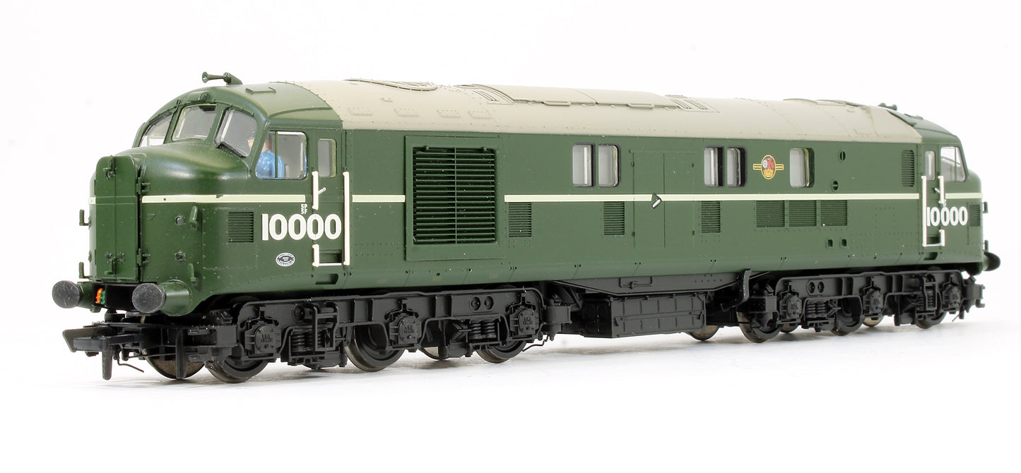 Pre-Owned LMS 10000 BR Green Eggshell Blue Waistband Diesel Locomotive - DCC Fitted