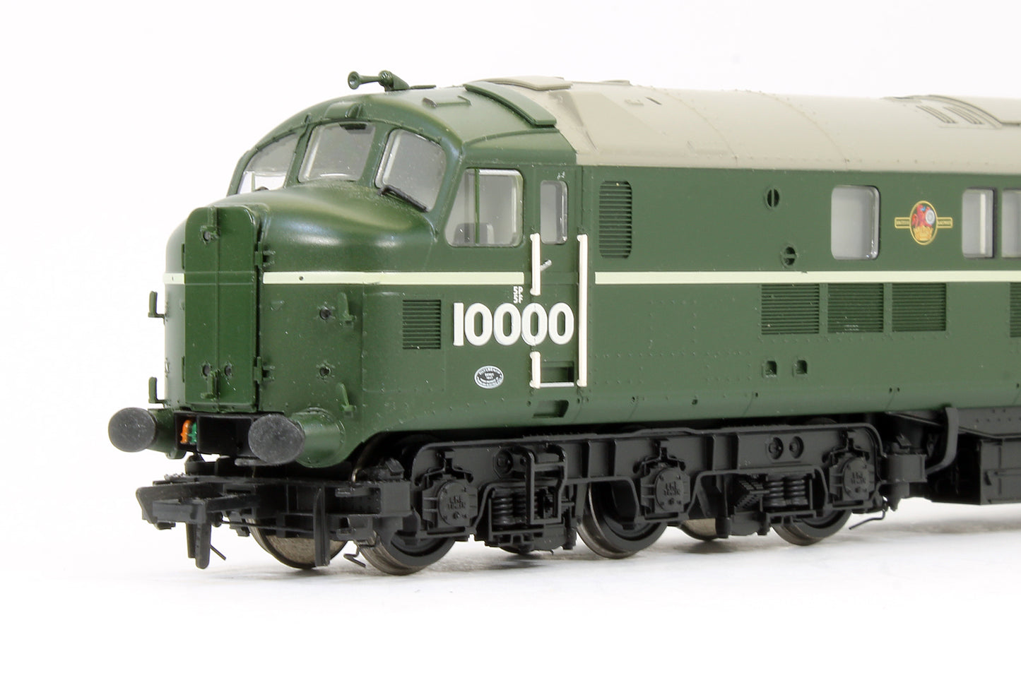 Pre-Owned LMS 10000 BR Green Eggshell Blue Waistband Diesel Locomotive - DCC Fitted