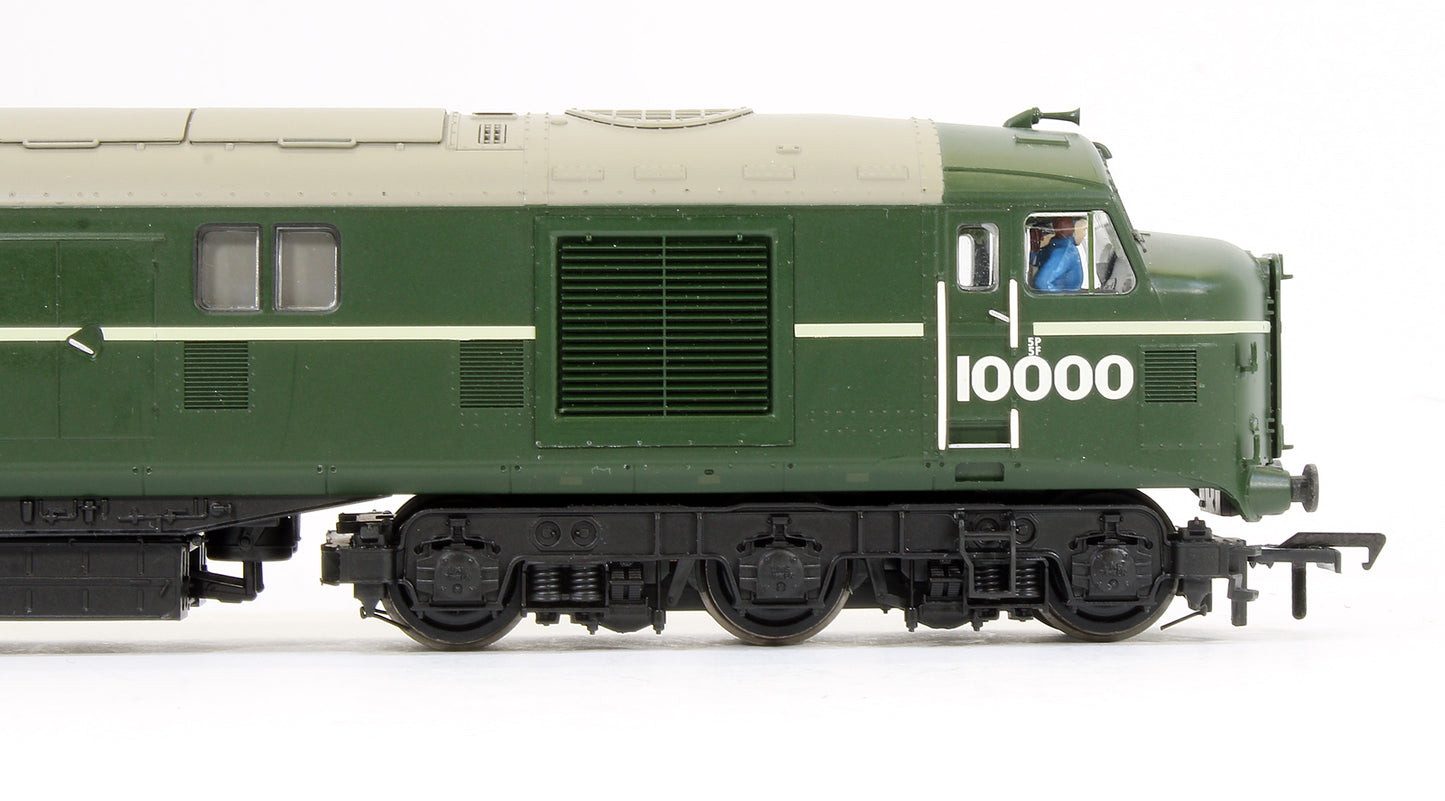 Pre-Owned LMS 10000 BR Green Eggshell Blue Waistband Diesel Locomotive - DCC Fitted