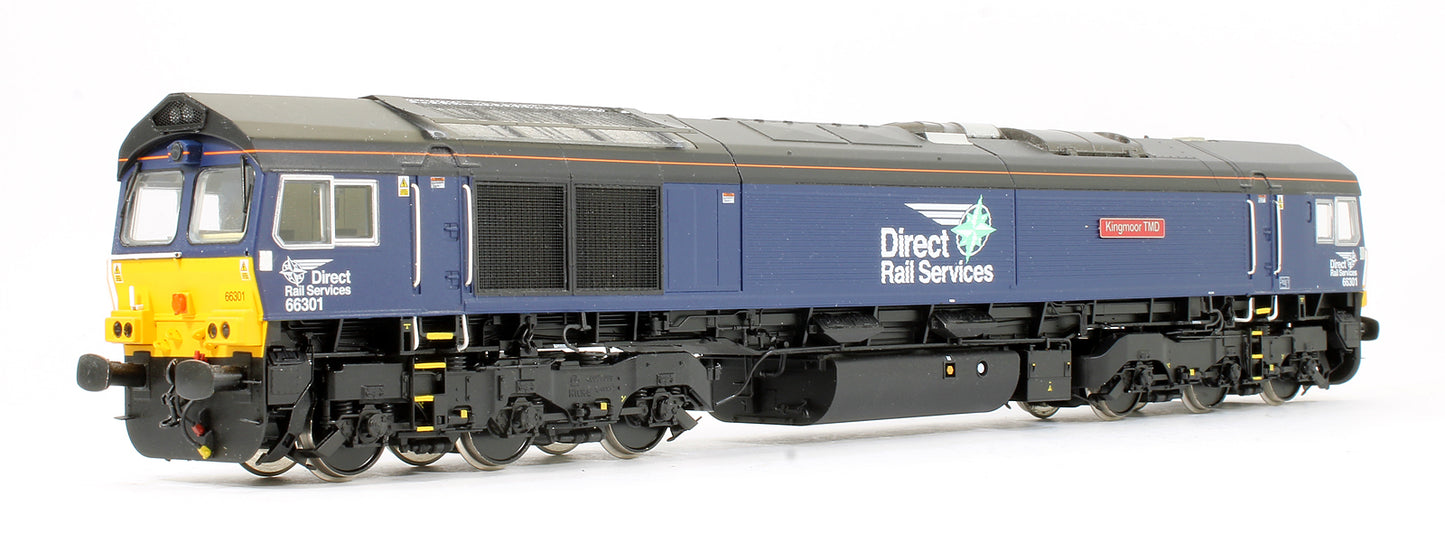 Pre-Owned Class 66301 DRS Plain Livery 'Kingmoor TMD' Diesel Locomotive