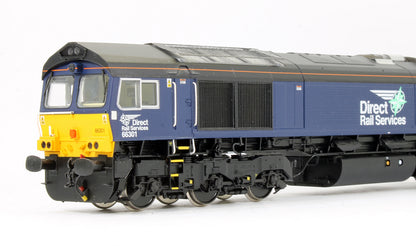 Pre-Owned Class 66301 DRS Plain Livery 'Kingmoor TMD' Diesel Locomotive