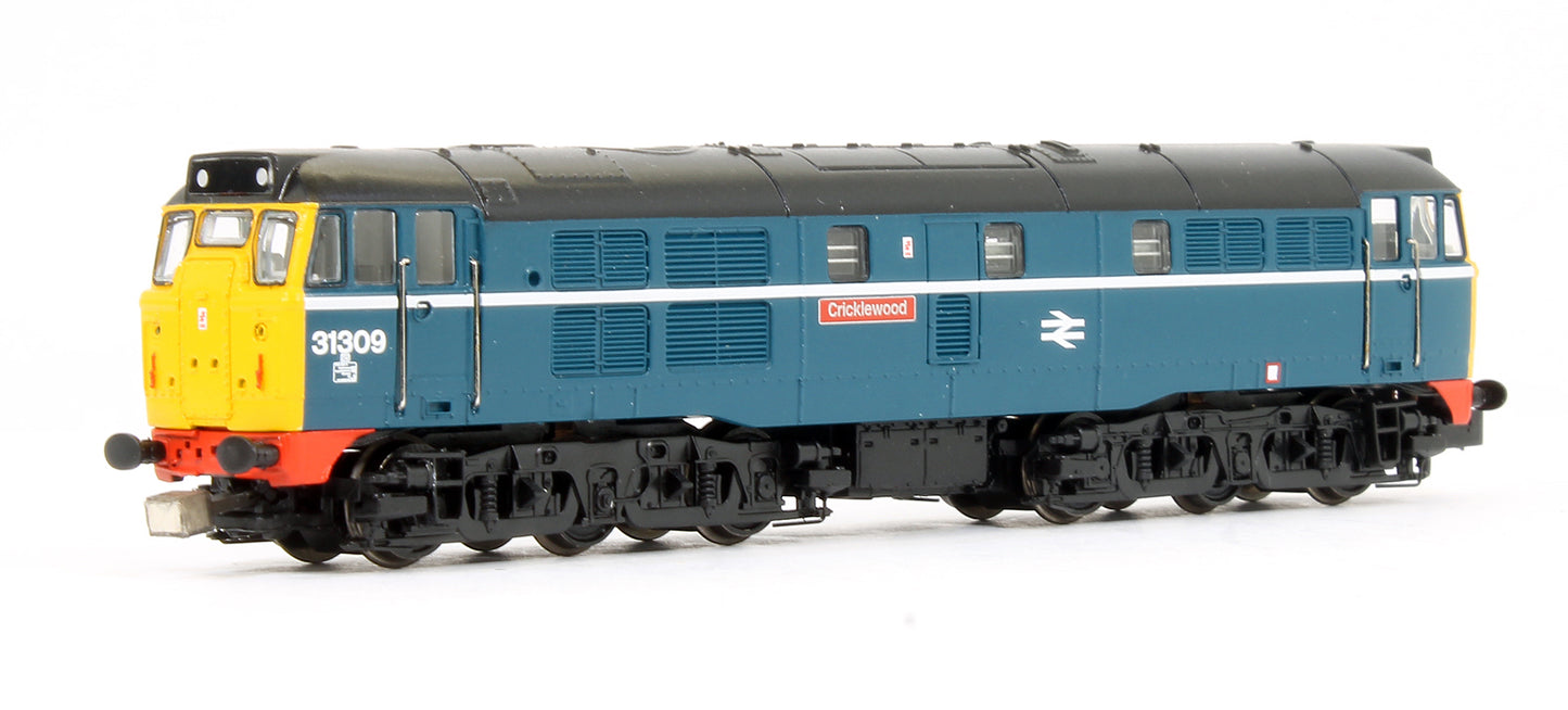 Pre-Owned 371-112BSF Class 31/1 31309 'Cricklewood' BR Blue Diesel Locomotive (DCC Sound Fitted)