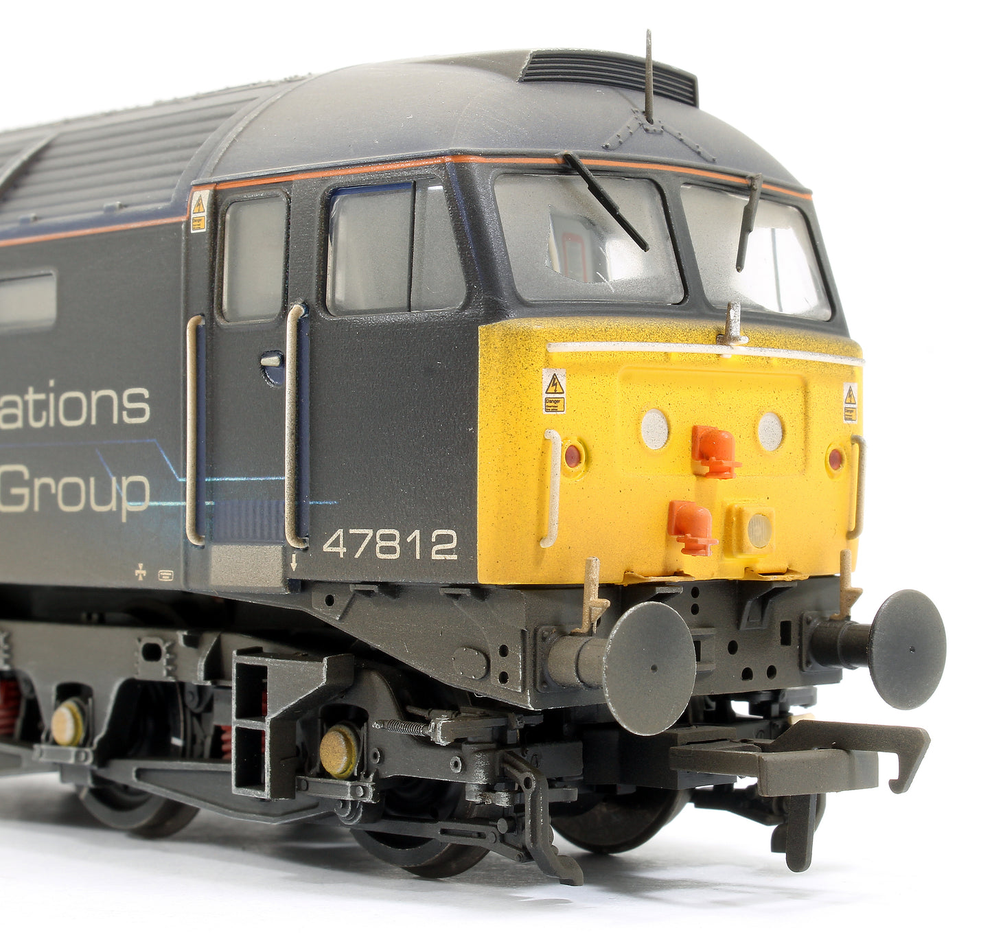 Custom Weathered Class 47/4 47812 Rail Operations Group (ROG) Diesel Locomotive