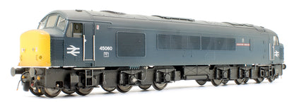 Custom Weathered Class 45/0 45060 'Sherwood Forester' BR Blue with Full Yellow Ends (Sealed Beam) Diesel Locomotive