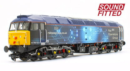 Pre-Owned Class 47/4 47812 Rail Operations Group (ROG) Diesel Locomotive (DCC Sound)