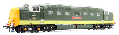 Kings Own Yorkshire Light Infantry' Class 55 002 Deltic in Two Tone Green with full yellow ends (1980) Diesel Locomotive - DCC SOUND