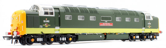 Kings Own Yorkshire Light Infantry' Class 55 002 Deltic in Two Tone Green with full yellow ends (1980) Diesel Locomotive - DCC SOUND