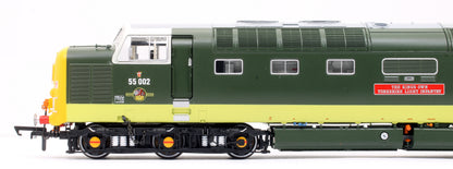 Kings Own Yorkshire Light Infantry' Class 55 002 Deltic in Two Tone Green with full yellow ends (1980) Diesel Locomotive - DCC SOUND