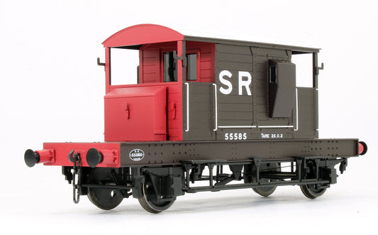 Pre-Owned Brake Van SR Brown / Red Large Letters Even Plank 55585