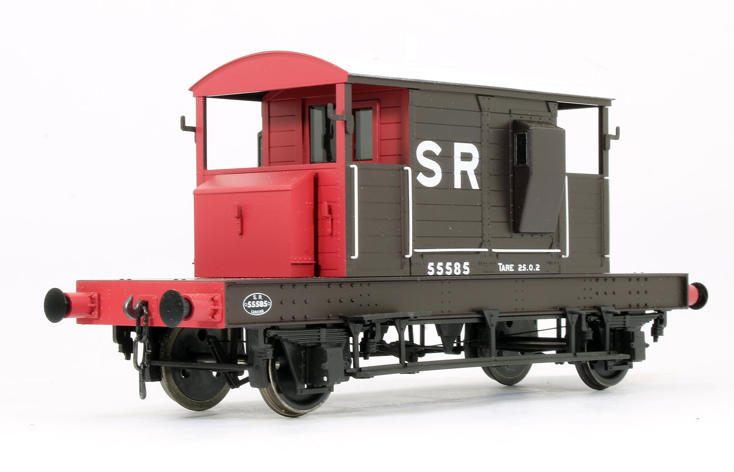 Pre-Owned Brake Van SR Brown / Red Large Letters Even Plank 55585