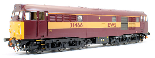 Class 31/4 31466 EWS red/gold Diesel Locomotive with Headlight