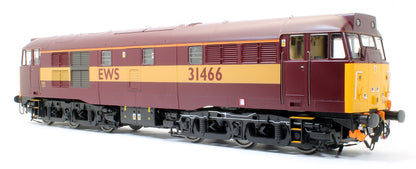Class 31/4 31466 EWS red/gold Diesel Locomotive with Headlight