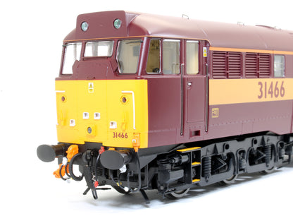 Class 31/4 31466 EWS red/gold Diesel Locomotive with Headlight