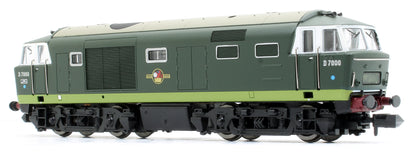 Class 35 Hymek D7000 Two Tone Green No Warning Panel Diesel Locomotive - DCC Fitted