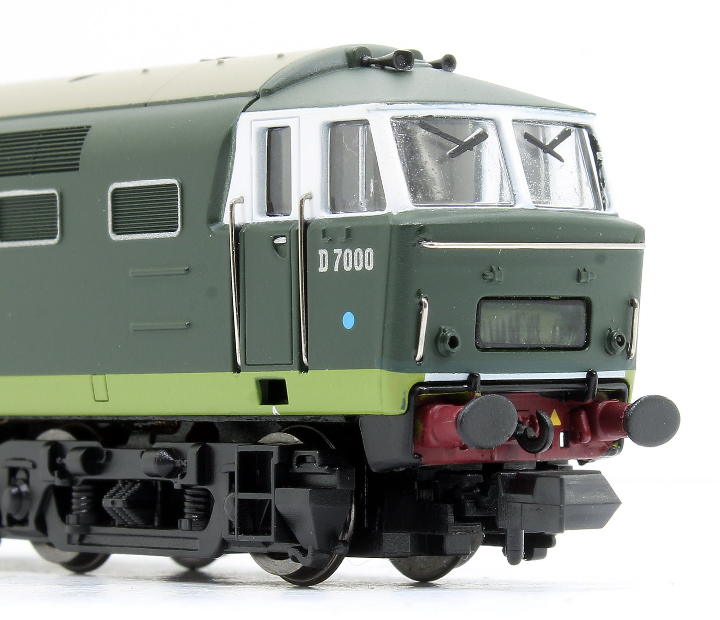 Class 35 Hymek D7000 Two Tone Green No Warning Panel Diesel Locomotive - DCC Fitted