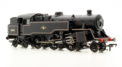 Pre-Owned BR Standard Class 4MT Tank 80104 BR Lined Black Late Crest 2-6-4 Tank Locomotive