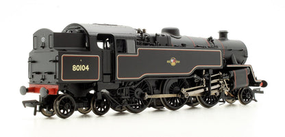 Pre-Owned BR Standard Class 4MT Tank 80104 BR Lined Black Late Crest 2-6-4 Tank Locomotive
