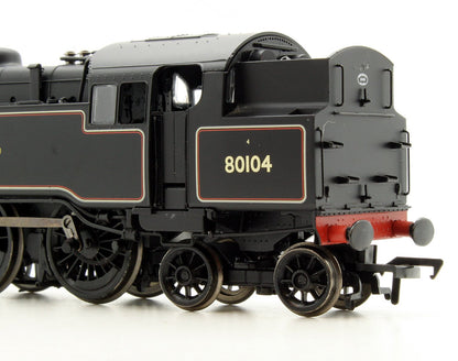 Pre-Owned BR Standard Class 4MT Tank 80104 BR Lined Black Late Crest 2-6-4 Tank Locomotive