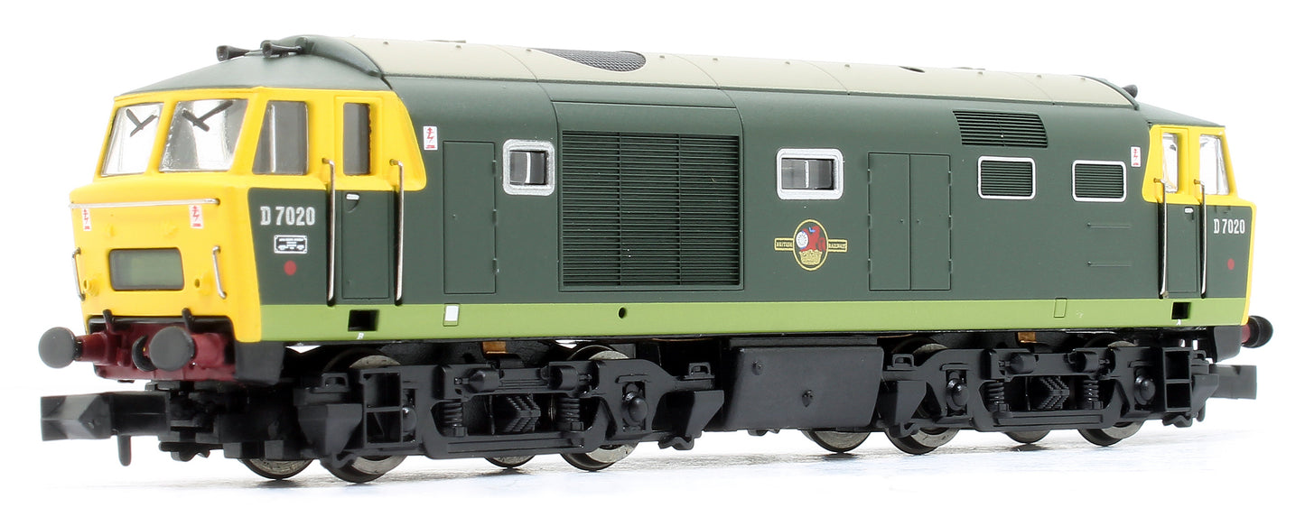 Class 35 Hymek D7020 Two Tone Green FYP Diesel Locomotive