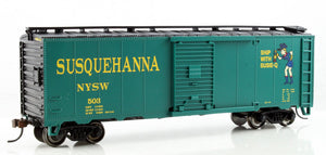 40' Box Car New York, Susquehanna & Western (Suzy Q)