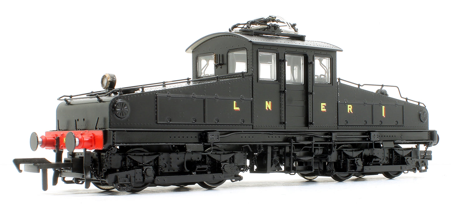 North Eastern Railway ES1 LNER Unlined Black Bo-Bo Electric Locomotive No.1