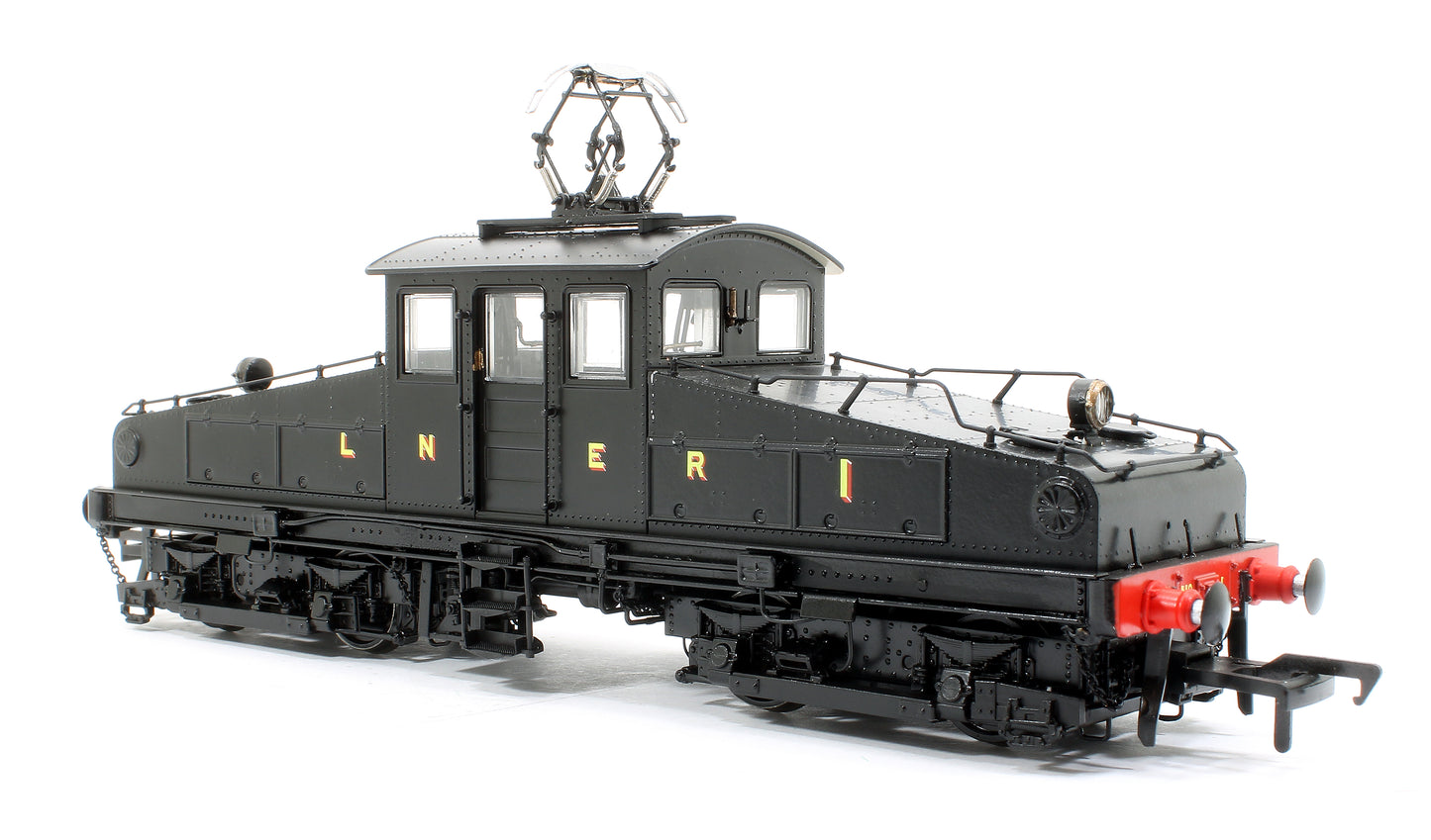 North Eastern Railway ES1 LNER Unlined Black Bo-Bo Electric Locomotive No.1