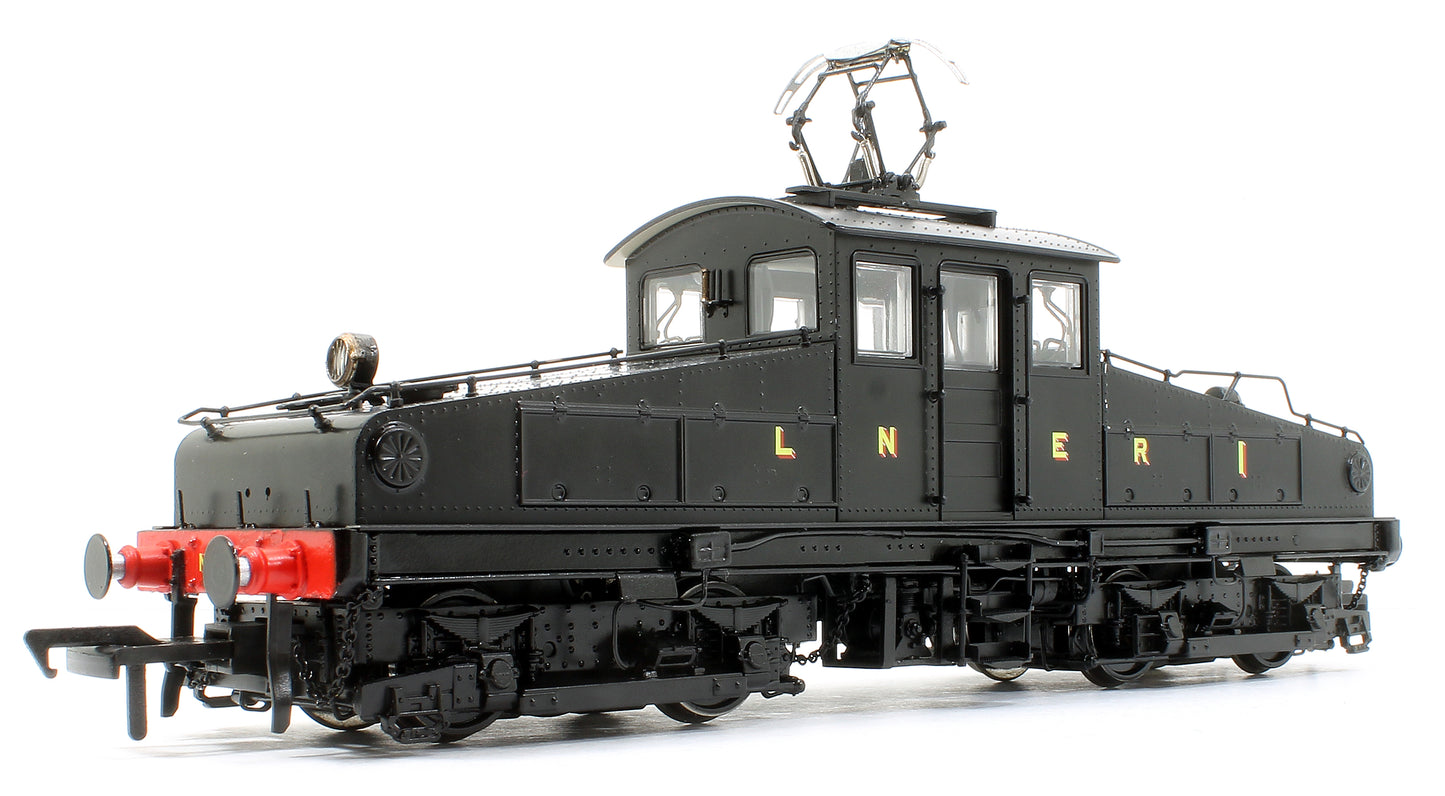 North Eastern Railway ES1 LNER Unlined Black Bo-Bo Electric Locomotive No.1