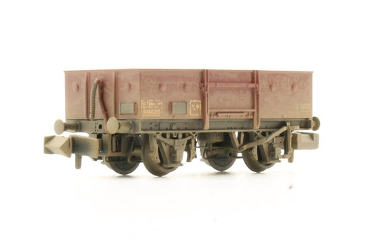 13 Ton High Sided Steel Wagon (Chain Pockets) BR Bauxite (Late) Weathered 