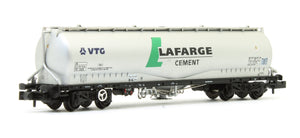 100 Tonne JPA Cement Wagon VTG 'Lafarge Cement' Silver 12420