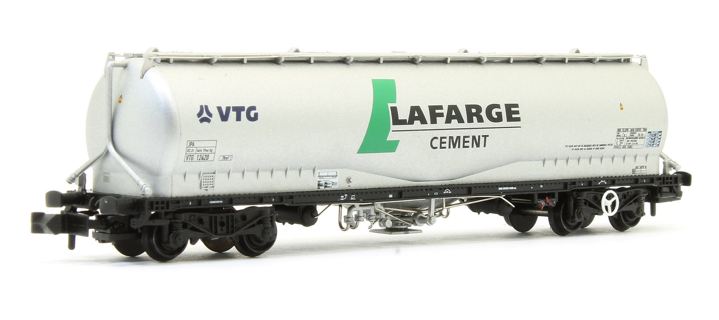 100 Tonne JPA Cement Wagon VTG 'Lafarge Cement' Silver 12420