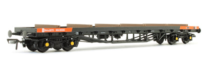 BR BDA Bogie Bolster Loadhaul 950320 with load