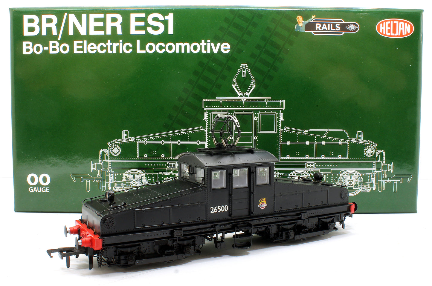 North Eastern Railway ES1 BR Black Early Emblem Bo-Bo Electric Locomotive No.26500