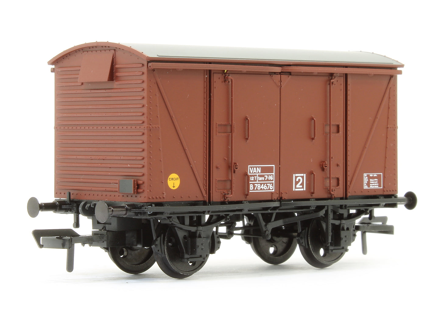 BR 12T 'Vanwide' Ventilated Van BR Bauxite (Late) (VAN) B784676